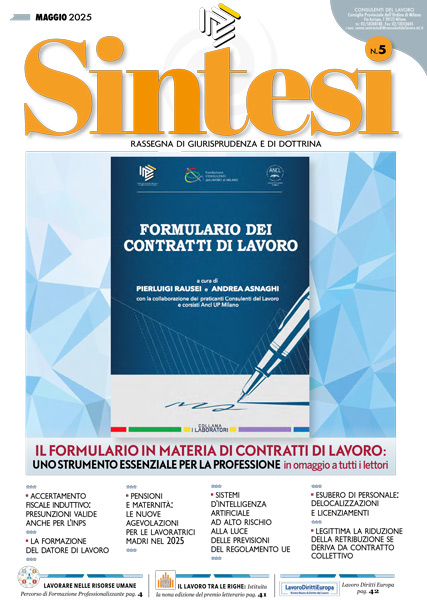 LA FORMAZIONE DEL DATORE DI LAVORO
